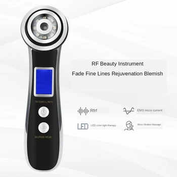 

RF radiofrequency beauty instrument EMS micro-current tightening skin needle-free beauty plastic instrument Ultrasonic color lig