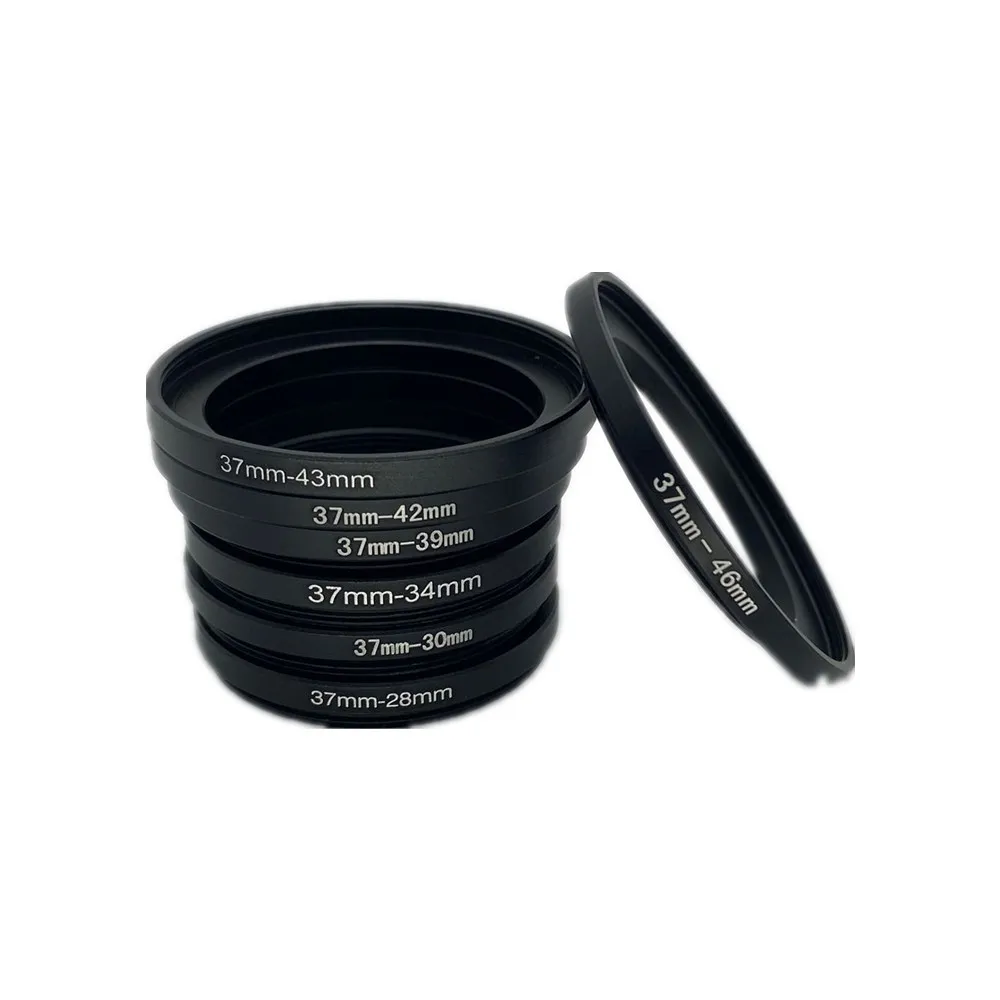thumbnail image 2 of Lens Filter Adapter Rings PATIKIL 37mm To 30mm Metal Step Down Ring - Aluminum Filter Adapter For Camera Lenses (Black) 43mm Lens Hood 2 of 10