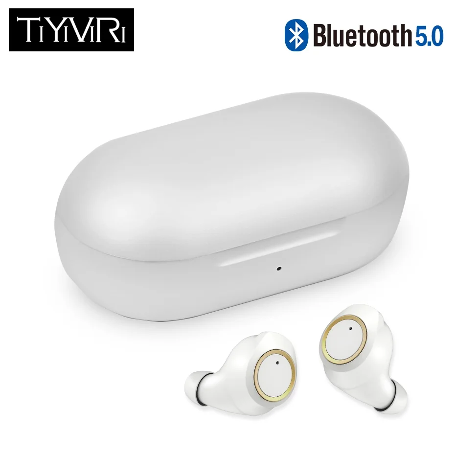 

TiYiViRi TP01 Wireless Earbuds Bluetooth 5.0 Headphone Stereo Waterproof Sports Running Handsfree call Earbuds with Charging Box