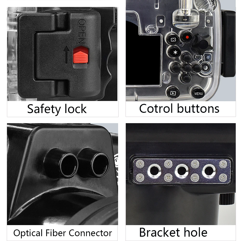 Для Canon G1X III Powershot Seafrogs 40 m/130ft подводный водонепроницаемый корпус камеры G1X Mark III