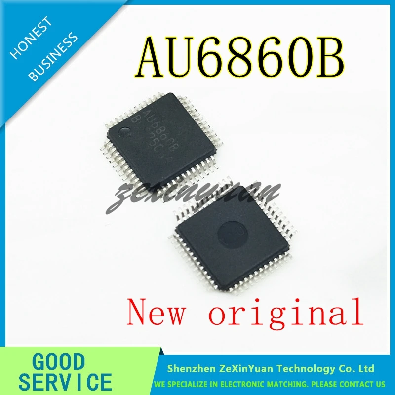 

5PCS 10PCS AU6860B AU6860 LQFP-48 MP3 audio decoder chip