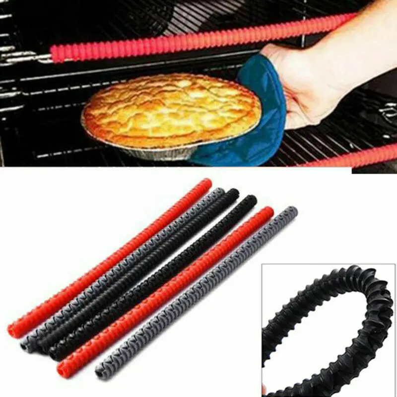 

Silicone Oven Rack Edge Clip Guard Heat Resistant Red Set Of 2 Helps Avoid Burns Silicone insulation strips