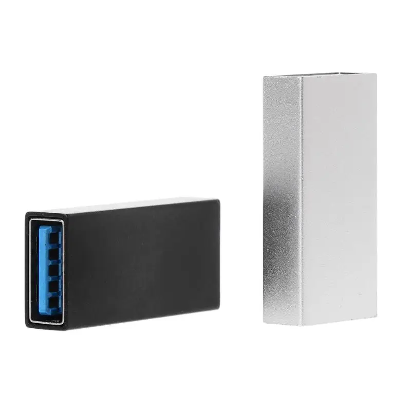 

USB 3.0 Coupler Female to Female Adapter Gold-Plated Super Speed USB 3.0 Coupler Extender Connection Converter