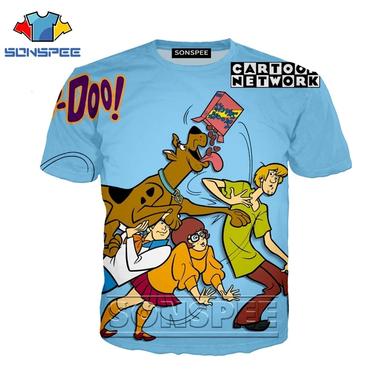 Футболка с 3d принтом аниме для мужчин и женщин, homme Scooby, модная футболка для детей, doo Harajuku, сексуальные футболки с собачкой, Забавные футболки, homme, футболка A09