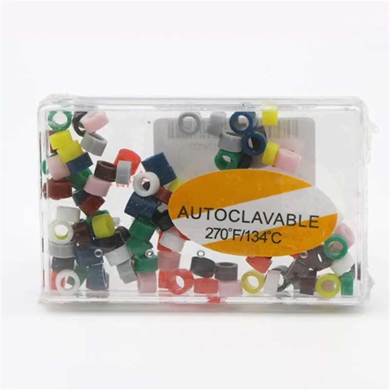 5 коробок Autoclavable Мули-цвет круг кольцо индикатор кольцо цвет кодовое кольцо стоматологический инструмент