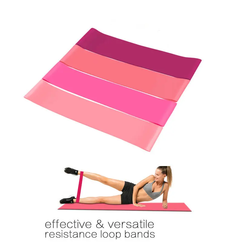

4 Level Yoga Resistance Bands Training Pull Rope For Sports Pilates Expander Loop Band Workout Pull Rope