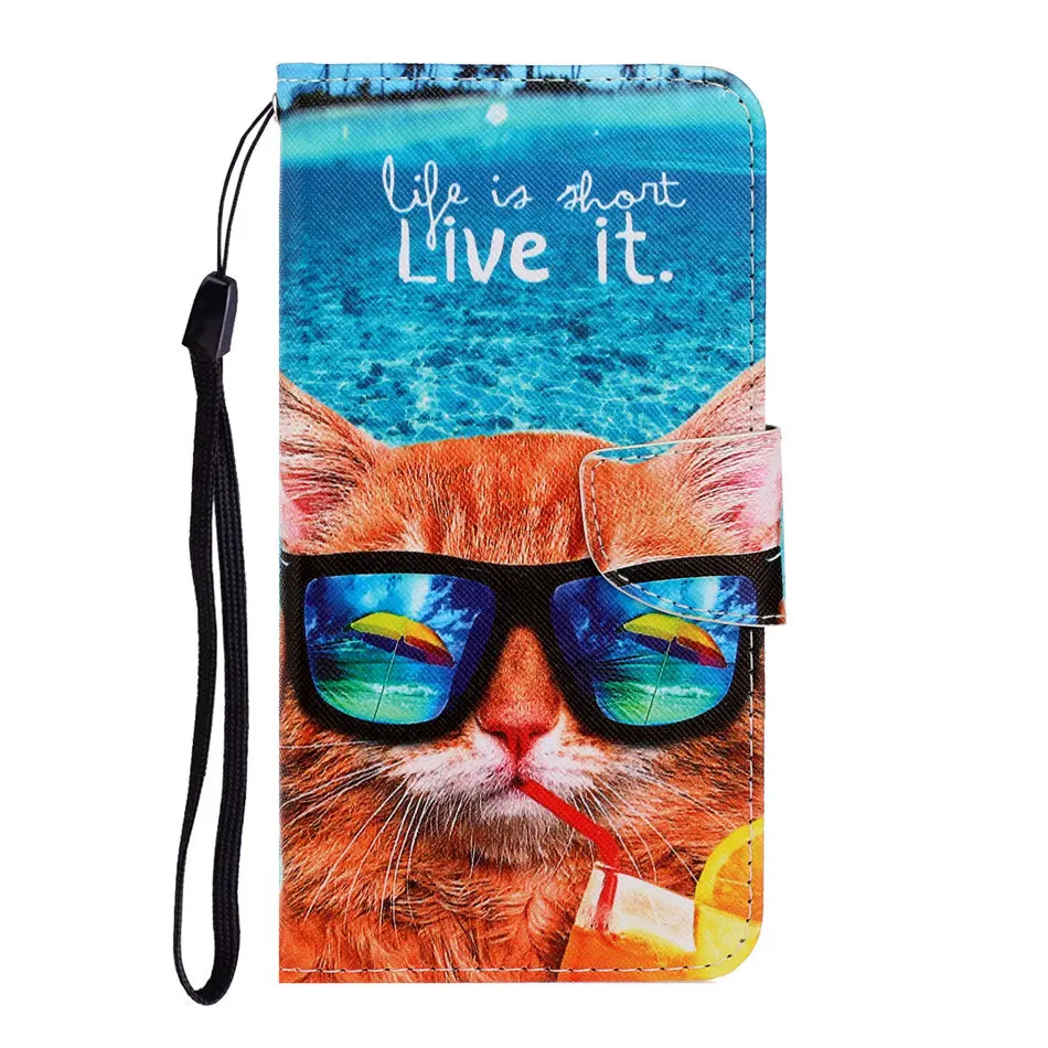 Fundas кожаный чехол для телефона для Apple iPhone 11 Pro XR X XS Max 8 7 6 6S Plus Бумажник Флип Coque сумка Capa D09F