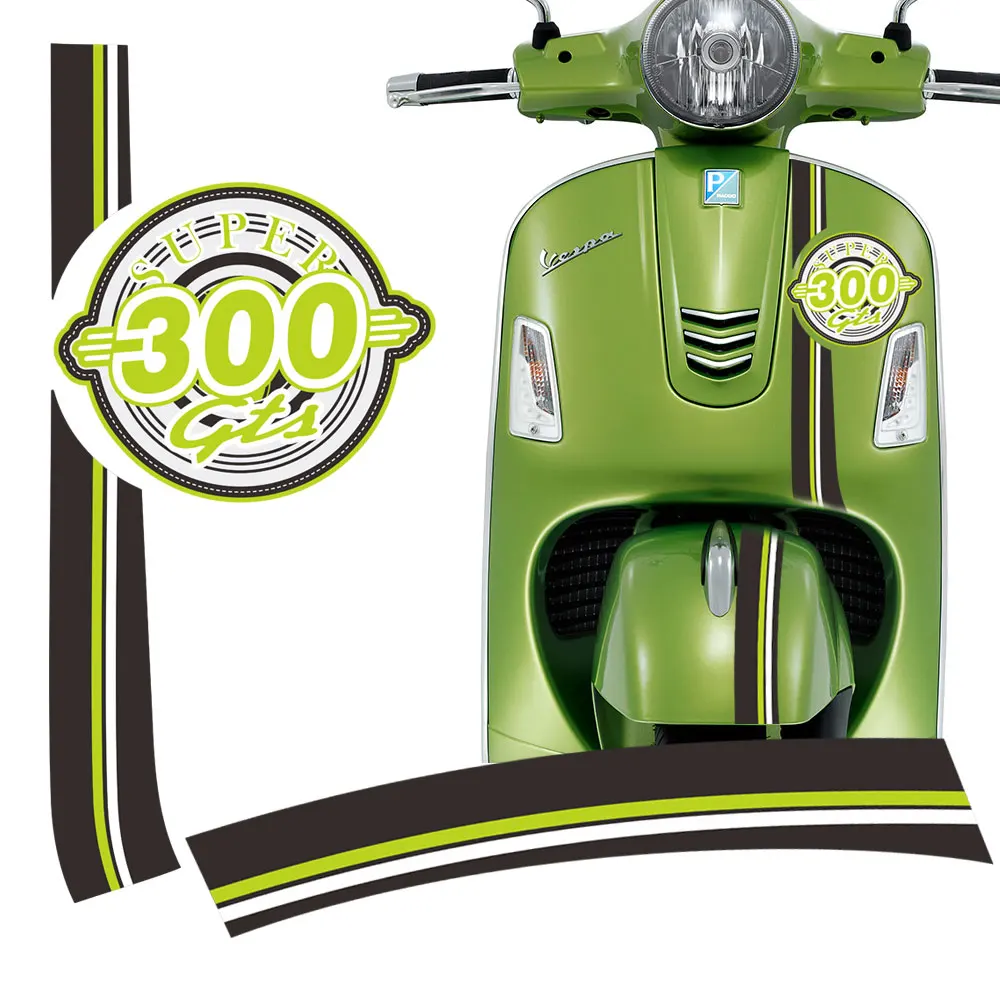 For PIAGGIO VESPA GTS 300 GTS300 Sport Super Motorcycle Body Shell Decal Sticker Emblem Film Moto Paster