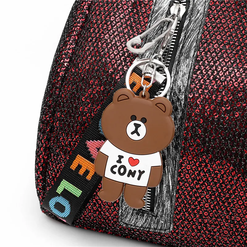 New Female Girls Street Glitter Sequins Backpack Women Ladis Party Shoulder Schoolbags Girls Cute Casual Travel Zipper Backpack