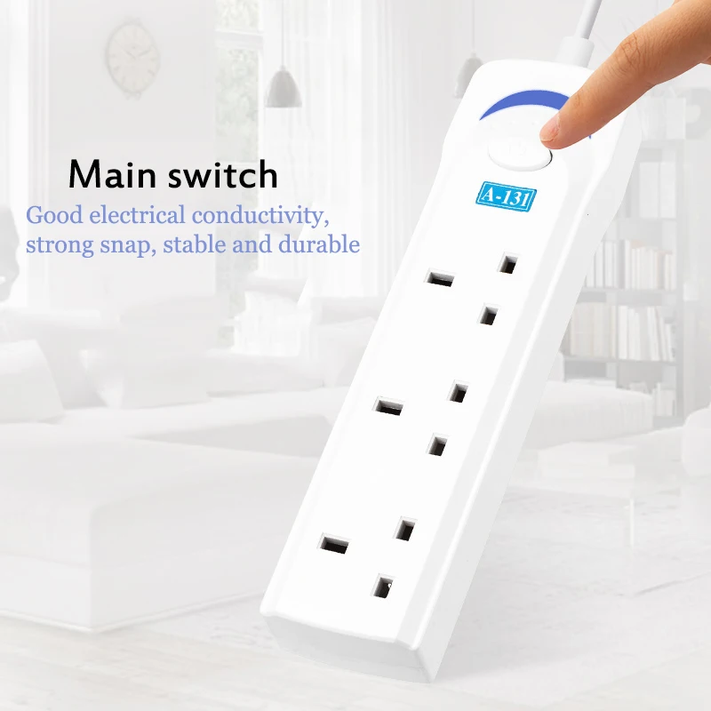 USB Мощность полосы бытовой электроники Быстрая зарядка розетка с USB 3/4/5 AC UK Разъем гнездо для шнура удлинителя 1,8 M 3M USB кабель