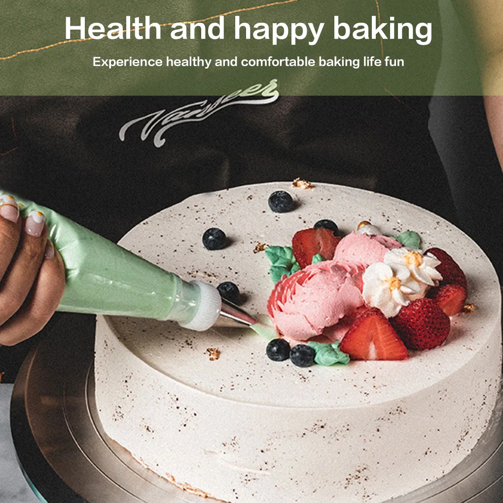 

10 Pieces Cake Piping Bag Baking Icing Cream Bags Decorating Transparent