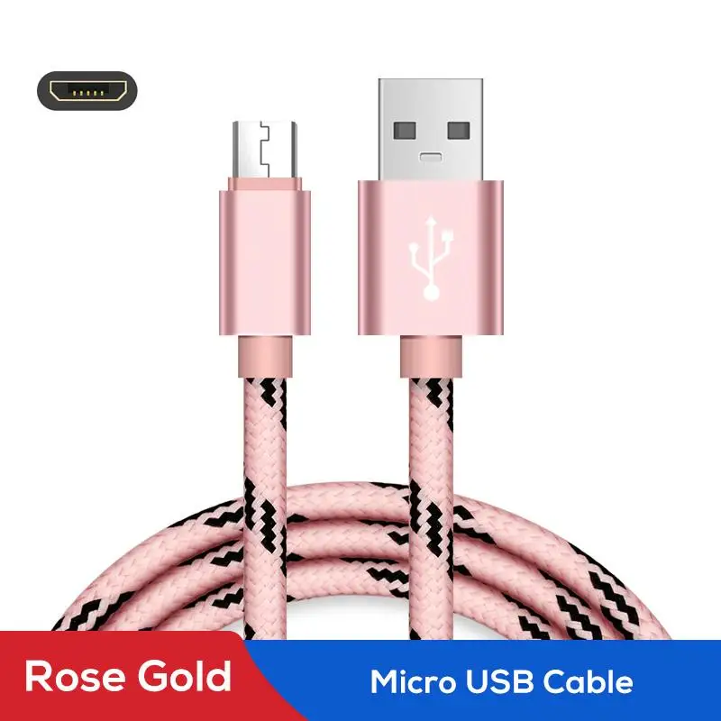 Зарядный кабель Micro USB для передачи данных провод зарядки Android 2/3 метра Usb Cabel Kabel Nokia