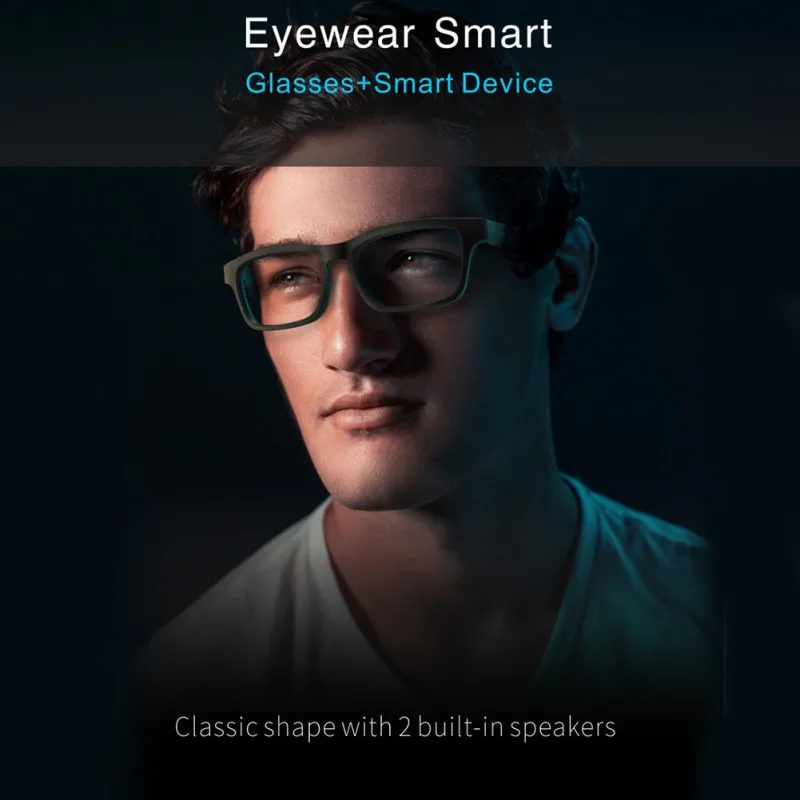 Smart Glasses Wireless Bluetooth Hands-Free Calling Music Audio Open Ear Sunglasses Fashion Intelligent Wearable Device New