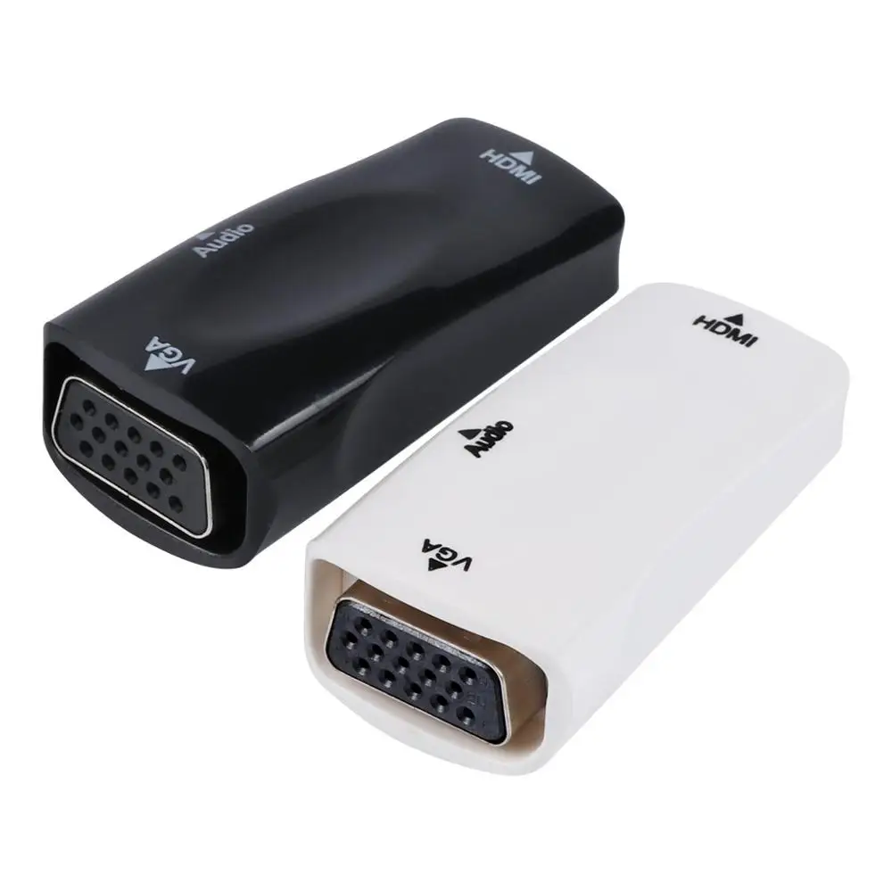 1080 P Mini HDMI Женский VGA Мужской адаптер Video Converter кабель для ПК DVD HDTV um