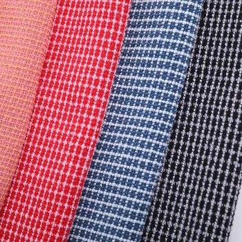 

Black and white plaid tweed fabric 400（g/㎡）20%wool