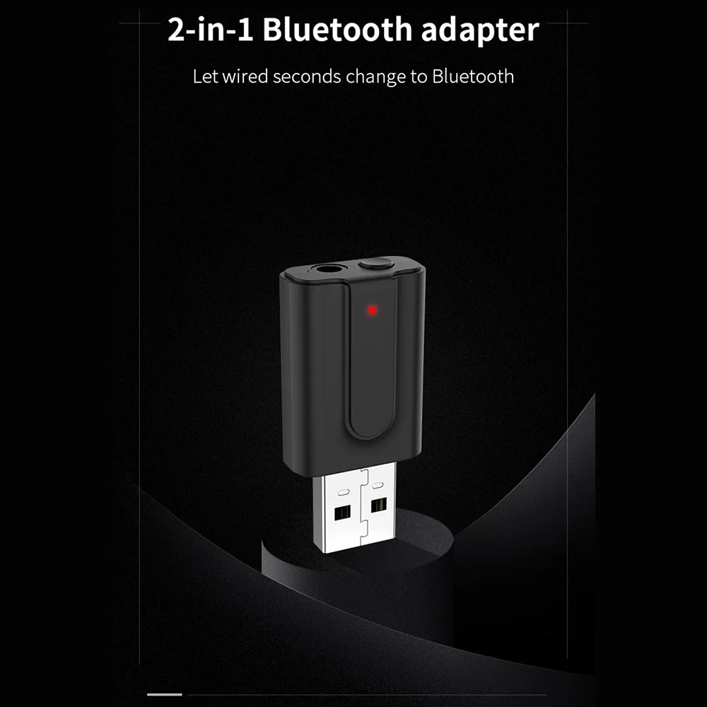 Bluetooth 5,0 аудио приемник передатчик 2в1 RCA 3,5 мм AUX Jack Hifi стерео USB беспроводной адаптер для ТВ ПК автомобильный комплект MP3