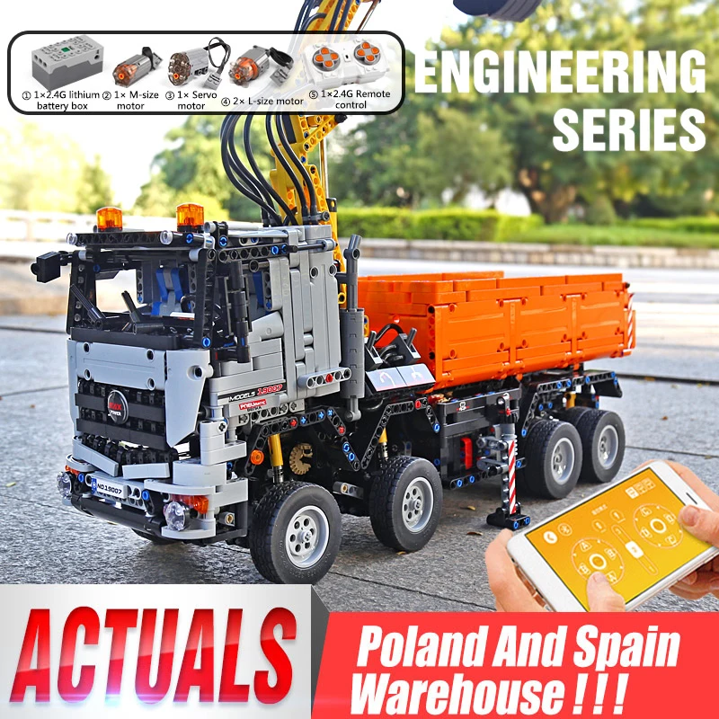Форма King 19007 автомобильные игрушки Совместимые с 42043 Arocs 3245 внедорожник