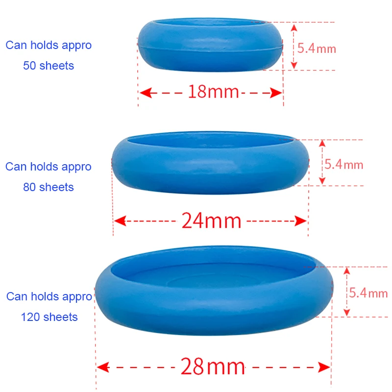 Fromthenon 30/50pcs/box Colorful Disc Binding Discs Rings for Mushroom Hole Discbound Planner Binder Notebook Binding Supplies