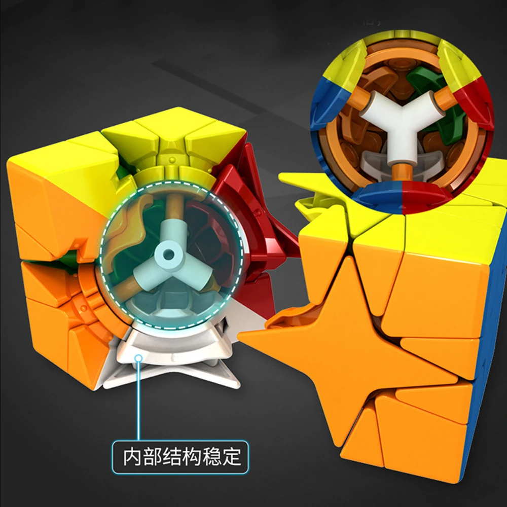 Moyu Meilong Polaris 3x3x3 Skew Magic Cube скоростная головоломка, развивающие игрушки для детей, подарок для детей
