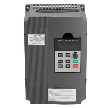 

AT1-1500S 220V Single-phase Variable Frequency Drive VFD Controller for 3-phase 1.5kW AC Motor