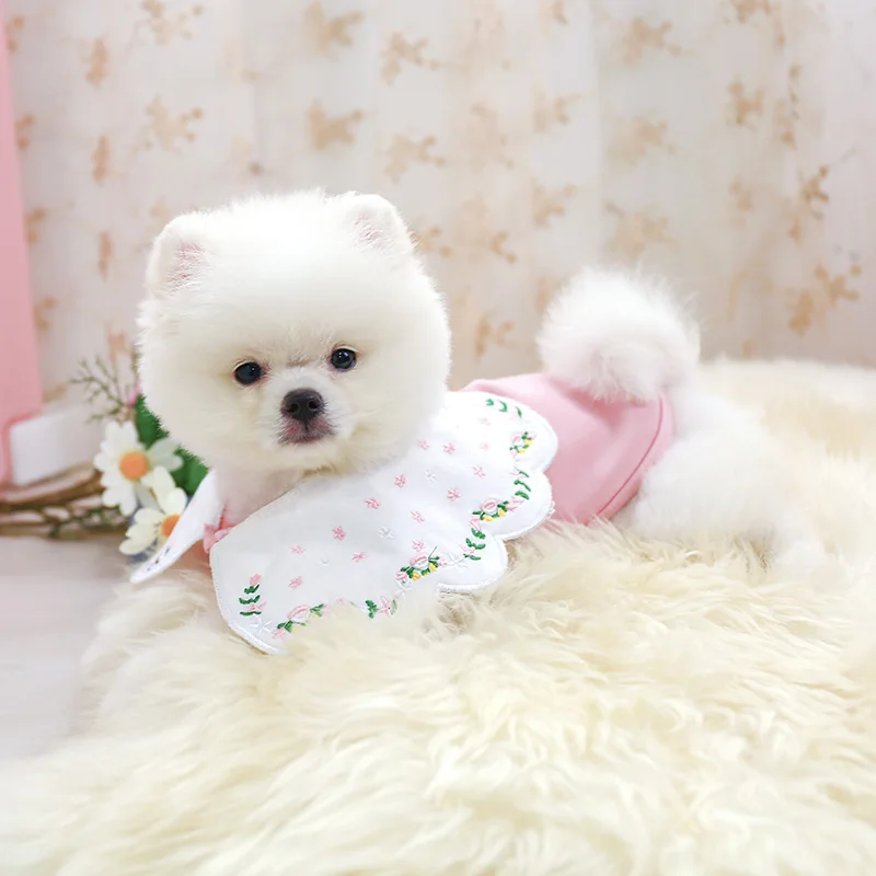 荷叶领刺绣T恤_6705