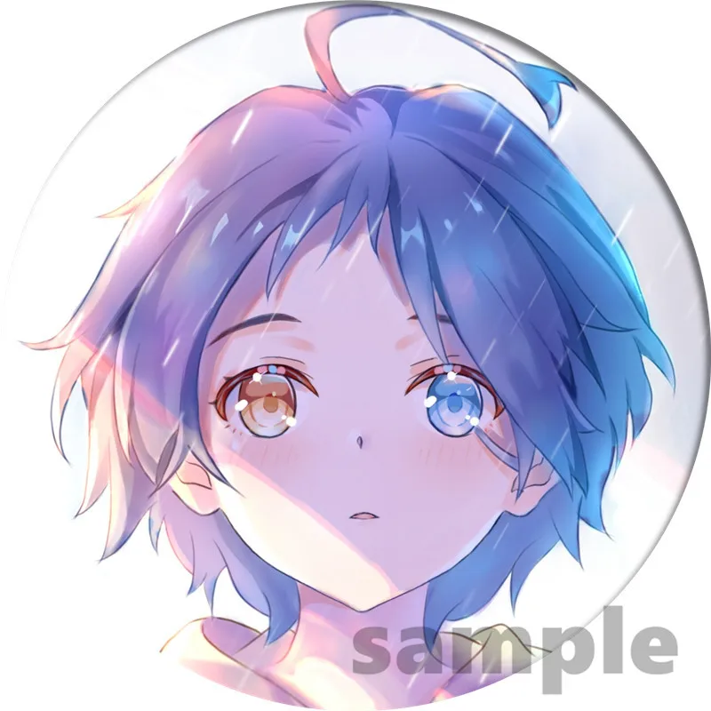 Cartoon WONDER EGG PRIORITY Ohto Ai Cosplay Badge Brooch Pin Anime Accessories For Clothes Backpack Decoration gift