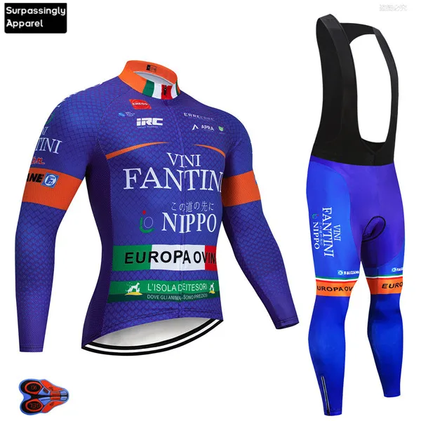 Pro UCI Team VINI велосипедная майка с длинным рукавом, наборы, мужская синяя Ropa Ciclismo велосипедная майка, одежда для велоспорта, спортивная одежда - Цвет: Picture Color