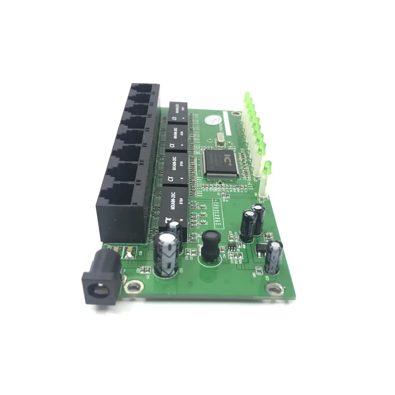 OEM 10/100 Мбит/с RJ45 8 Порты и разъёмы быстрая модуль-коммутатор сетевой концентратор US EU Plug 5v адаптер переменного тока Питание сетевой коммутатор gigabit материнская плата