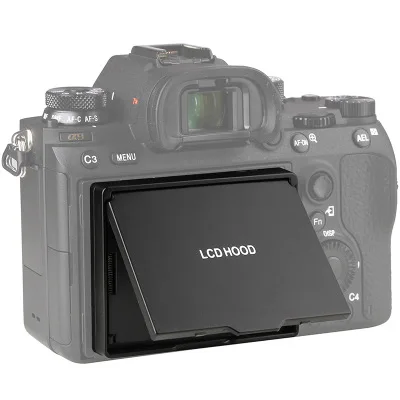 Protetor de Tela Lcd Vidro com Pop-up Sun Sombra Lcd Capa Escudo para Sony A9ii A92 A7r iv A74 A7m4 A7r4 Ilce7rm4 Câmera - Image 4