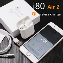 I80 TWS 1:1 всплывающие отдельные беспроводные Bluetooth наушники беспроводные заряжаемые наушники PK w1chip i60 i20 i30 tws