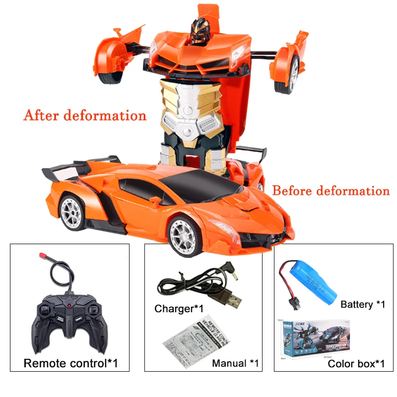 سيارة كهربائية 2 في 1 تعمل بالتحكم عن بعد، تتحول إ...