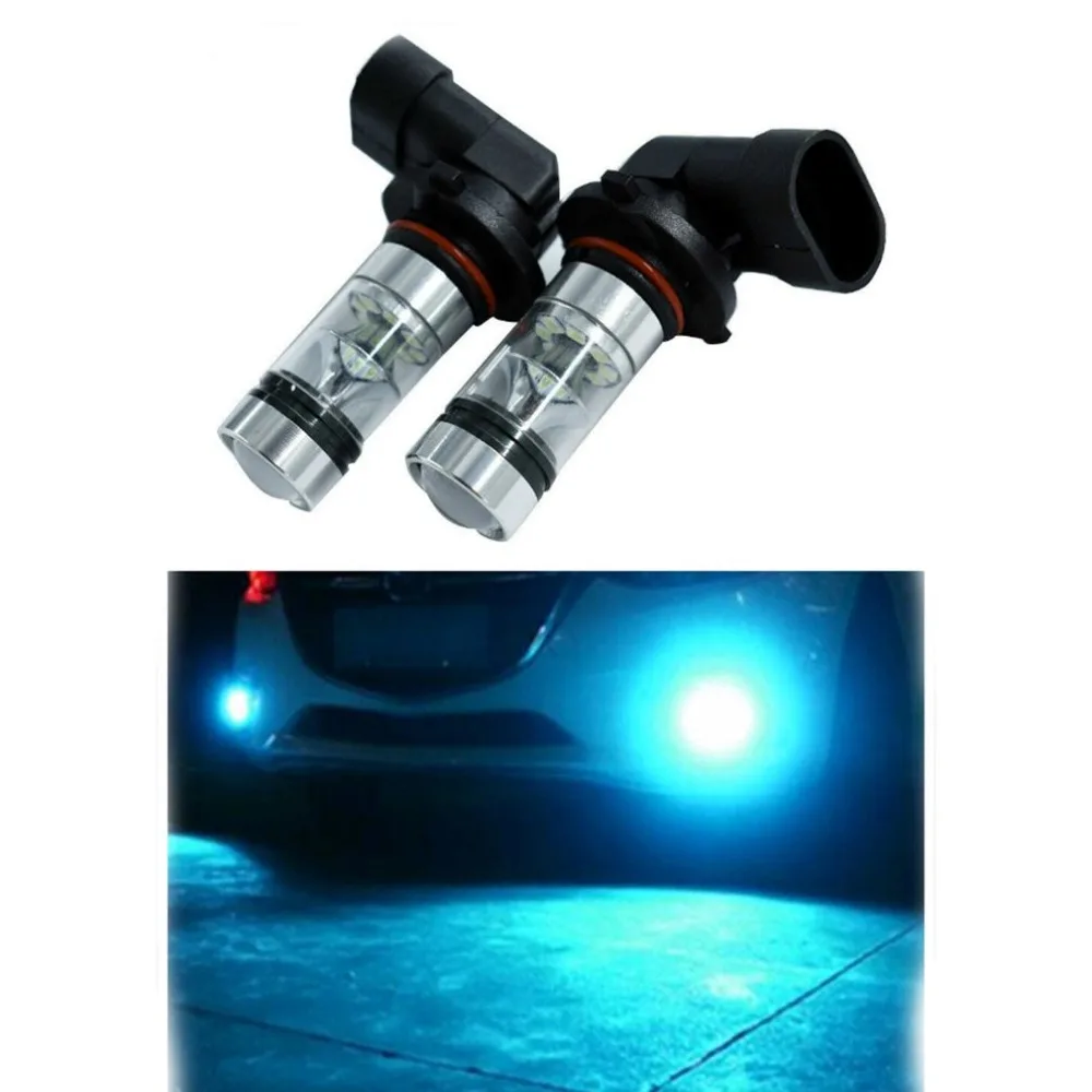 2x9005 H10 9145 8000K Ice Blue 100W Светодиодный для фар комплект противотуманных фар