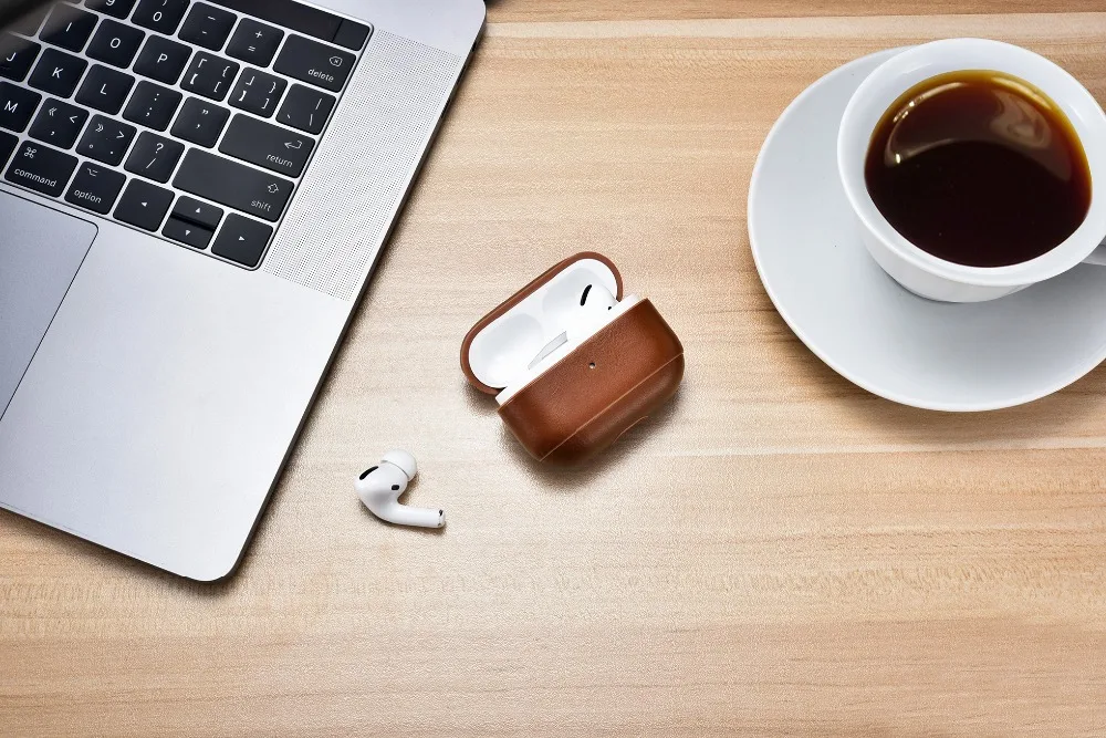 Для Apple Airpods Pro чехол из натуральной кожи чехол для беспроводных наушников Защитный чехол для Air Pods Pro Earpods чехол