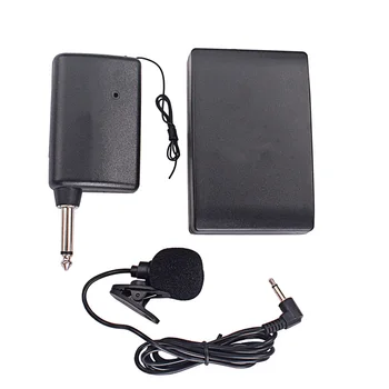 

Professional Wireless Microphone System Receiver Transmitter Lapel Clip On Mic System Kit