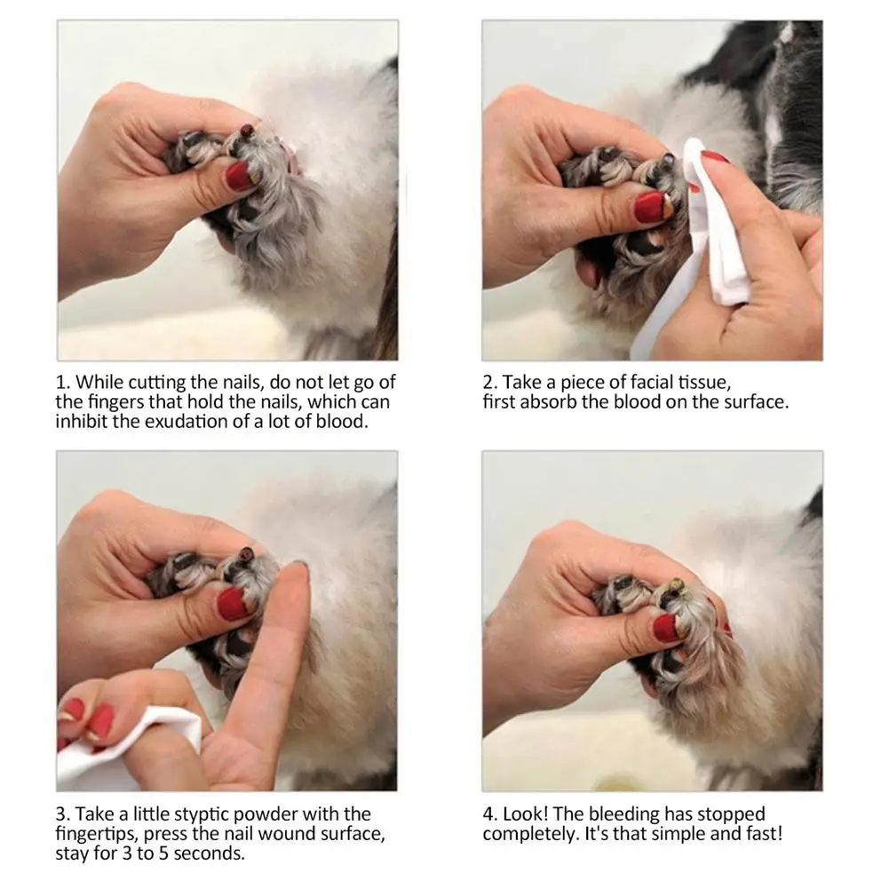 Pet Styptic Stop Bleeding Powder Birds Antiinflammatory Antibacterial