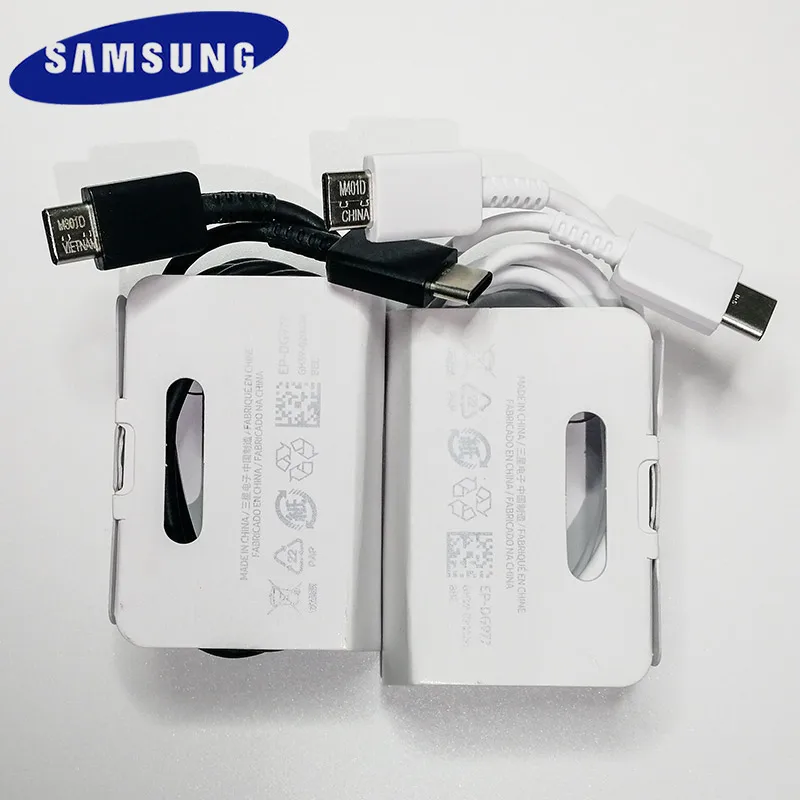 Кабель для быстрой зарядки samsung 100 см типа C к кабелю типа C PD QC3.0 для Galaxy Note 10