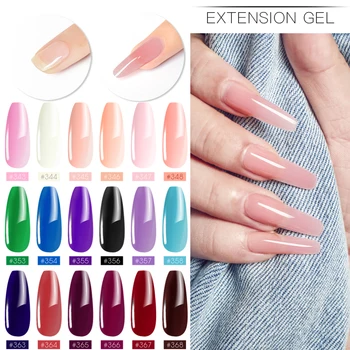 

Ruhoya Nail Extension PolyGel Acrylic Clear Crystal UV Gel Quick Poly Gel Building Nail Gels Tips Enhancement UV LED Varnish