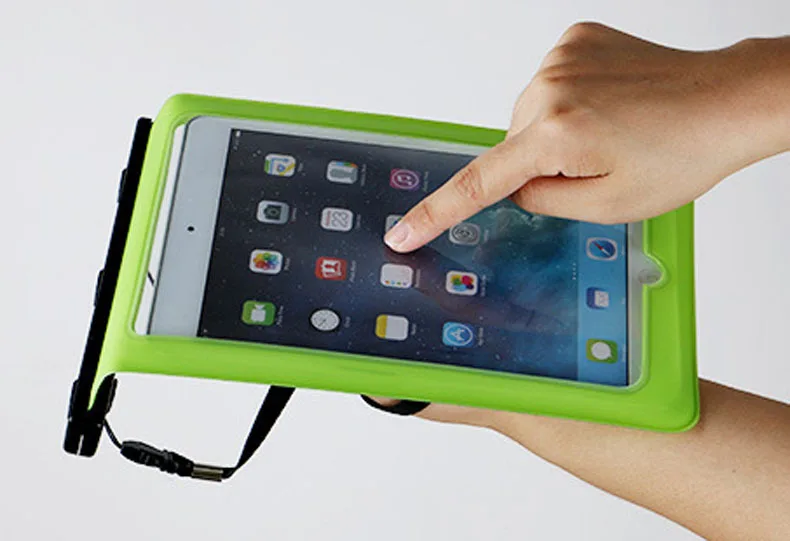 Practical Fashion Simple iPad Waterproof Protective Casing Strong Seal-Touch Screen iPad Waterproof Bag Transparent Protective S