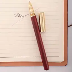 Студенческие письменные принадлежности ручки и Канцелярия деревянная шариковая ручка ручки новые роскошные бизнес офисные подарок