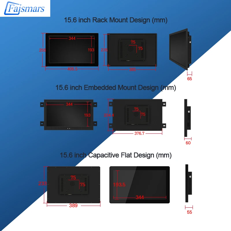 Faismars настенное крепление 15,6 ''планшетный ПК Intel J1900 промышленный все в одном ПК емкостный/резистивный сенсорный экран компьютера