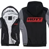 Winter HOYT Archery Huntinger Bows Hoodies Men Fashion Coat Pullover Fleece Liner Jacket HOYT Archery Sweatshirts Hoody 4