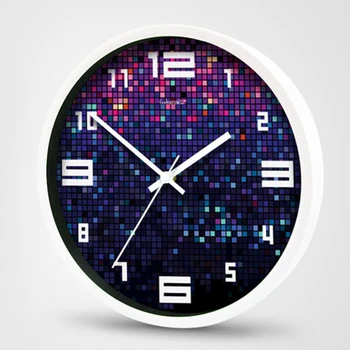 

Large Wall Watches Wall Clocks Mosaic Bedroom Bathroom Living Room Silent Nordic Design Zegar Scienny Zegar Diy Clock Kit EE50