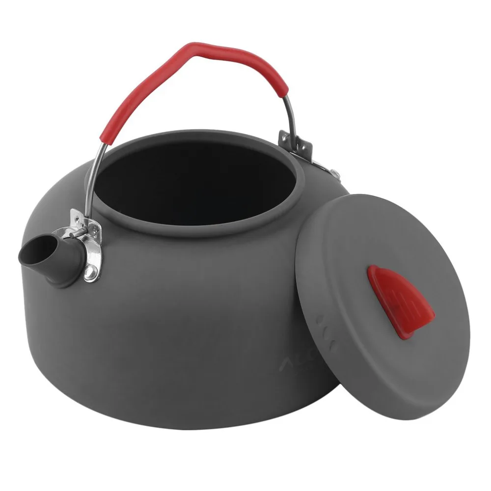 Non-Stick Aluminum Camping Cookware Ultralight Outdoor Cooking Picnic Set Camp Pot Pan Kettle Dishcloth For 2-3 People