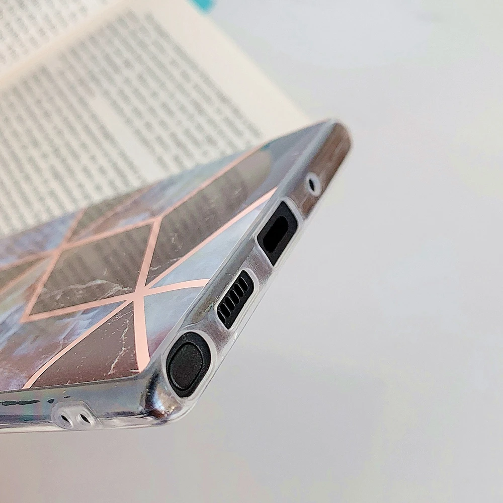 Для samsung A50 мраморные чехлы для телефонов samsung Galaxy S10 S9 S8 Plus, чехлы для samsung Note 10 Plus, мягкие чехлы на заднюю панель