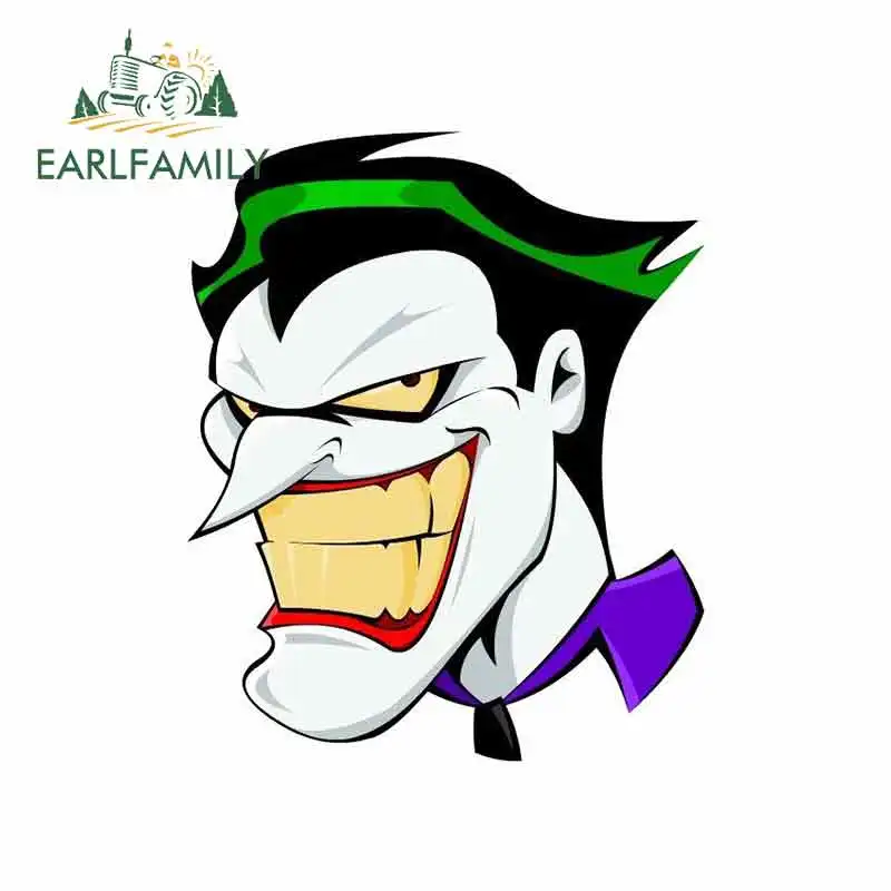 EARLFAMILY 13 см x 10 8 для мультяшного Джокера аниме автомобильные наклейки шлем