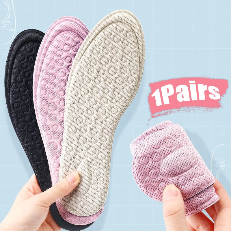 1Pairs EVA Memory Foam Height Increased Insoles for Women Shoes Inner Sole Shoe Insert Lift Heel Comfort Heightening Insoles
