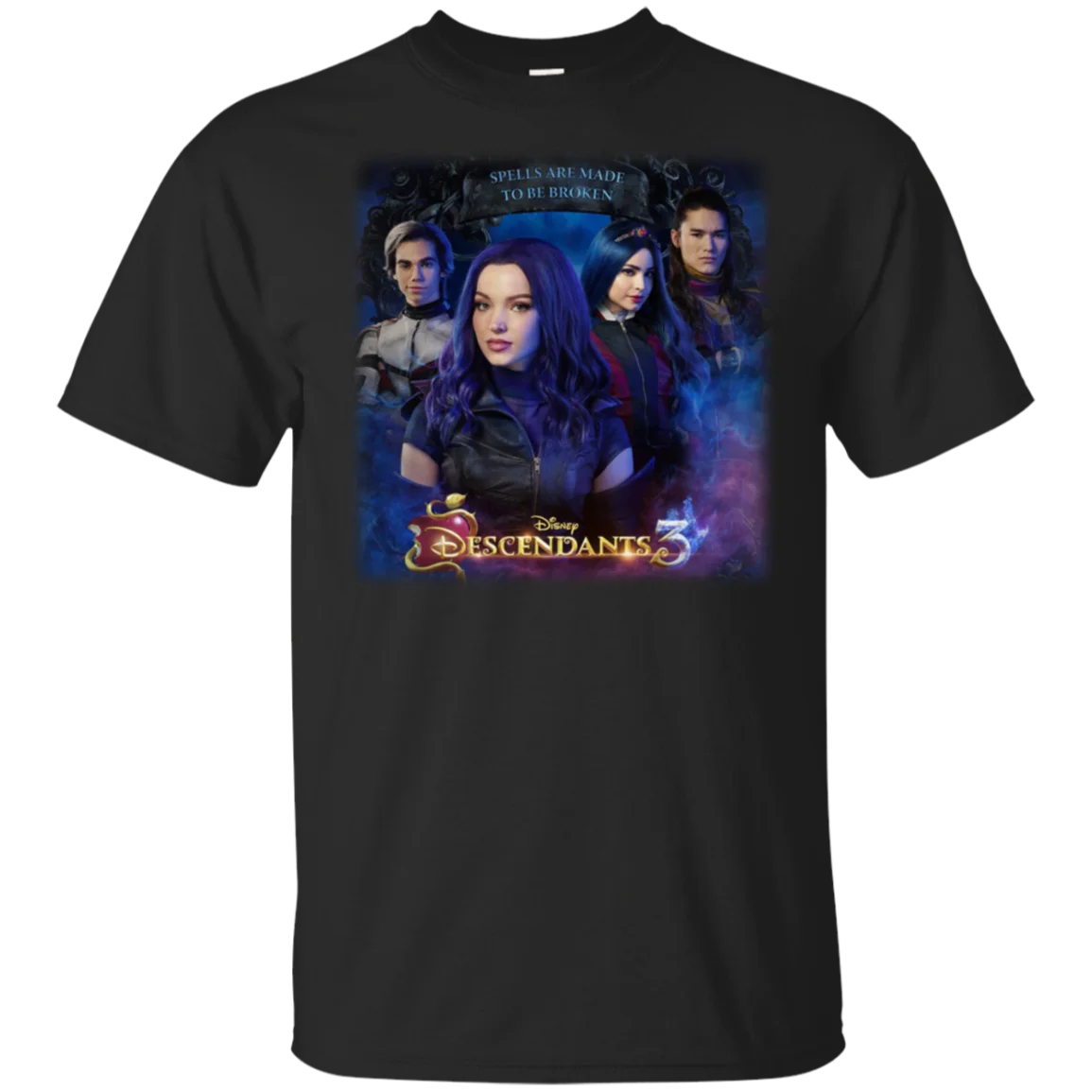 

D!sney Descendants 3 Cameron Boyce 2019 new T-Shirt Navy-Black for Men-Women Newest 2019 T Shirt Men T shirt
