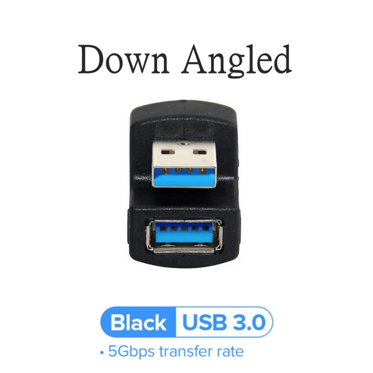 180° Angled U-Shape USB Adapter, 5Gbps USB 3.0/2.0 TYPE-C Male to Female Extension Connector, 10Gbps Transfer Speed Description Image.This Product Can Be Found With The Tag Names Angle usb 30 adapter connector, Angled adapter usb female, Type usb extension cable angled male female