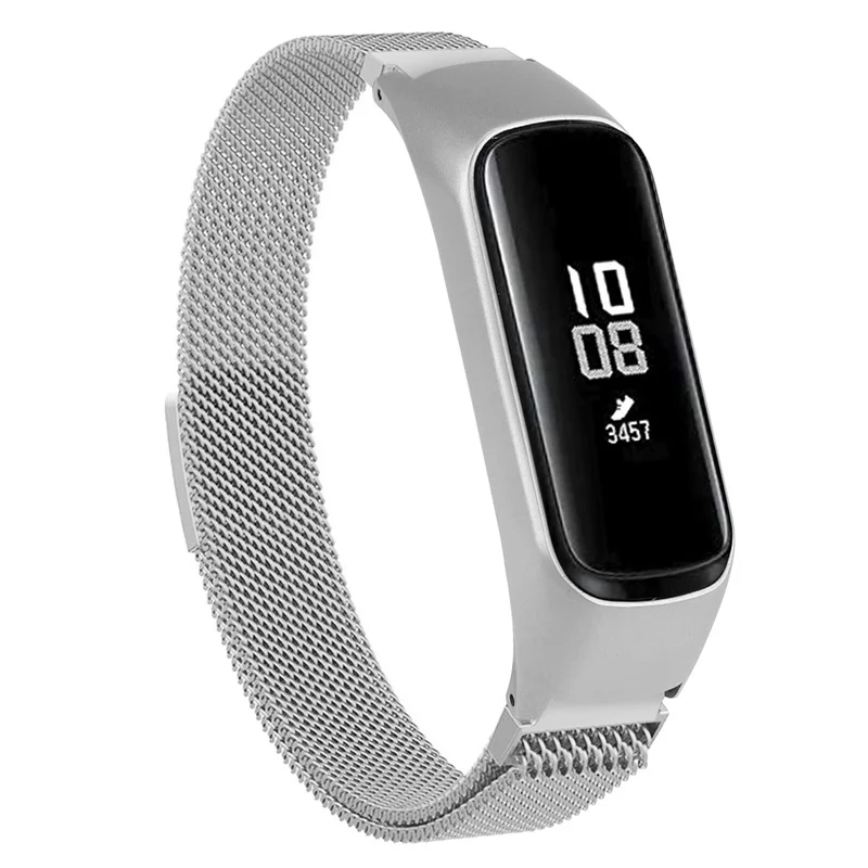 Миланский ремешок для samsung Galaxy Fit-e R375 металлический ремешок для часов Ремешок из нержавеющей стали сменные браслеты браслет 92006 - Цвет ремешка: 6