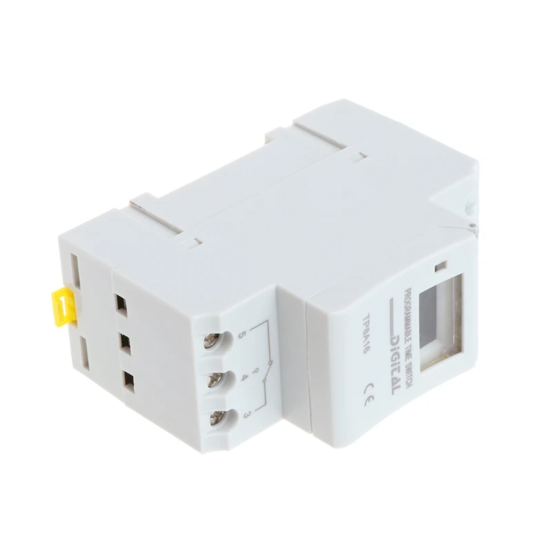 AC 220V 16A цифровой ЖК-дисплей 7-дневный программируемый таймер переключатель реле времени 77UC; ; Прямая поставка;